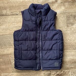 3/$20 Gap Kids Navy blue puffer vest Size XS